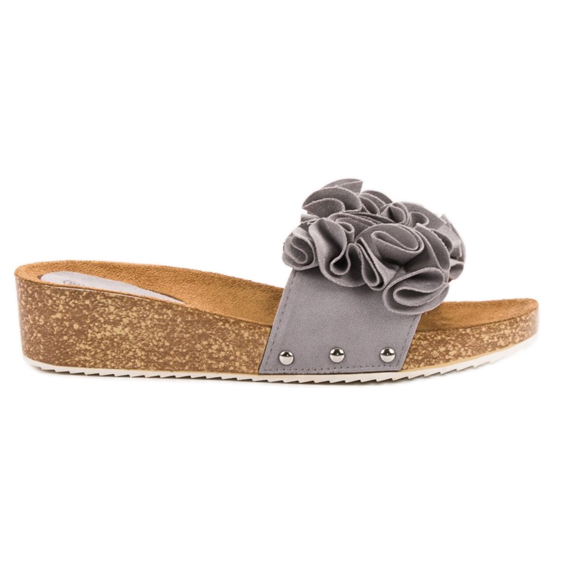 Seastar Ležerne sive papuče siva