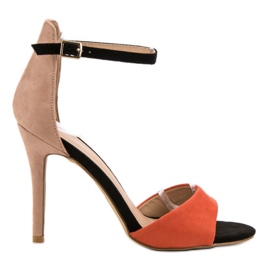 Seastar Sandale na visoku petu višebojan