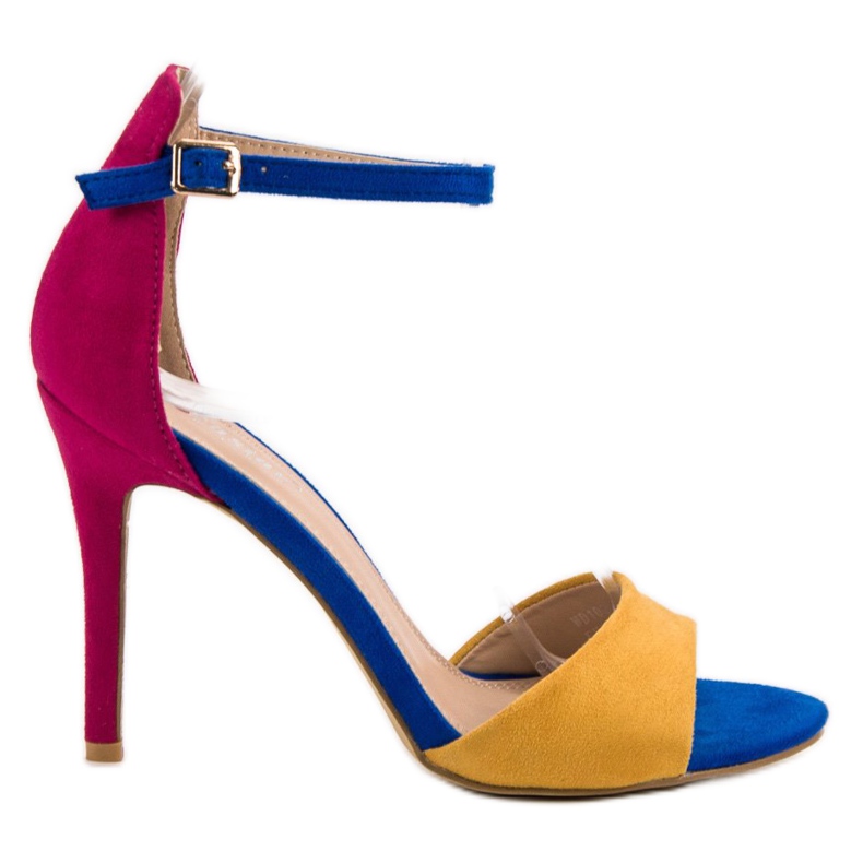 Seastar Sandale na visoku petu raznobojna