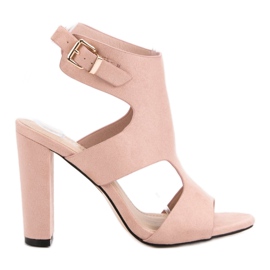 Seastar Elegantne sandale od antilopa ružičasta