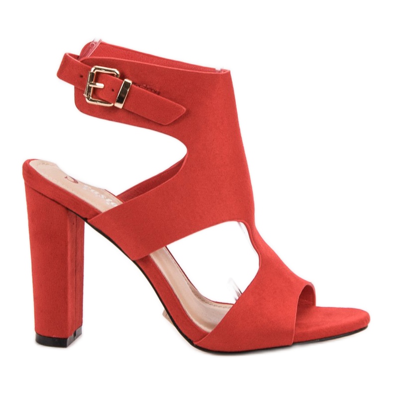 Seastar Elegantne sandale od antilopa crvena