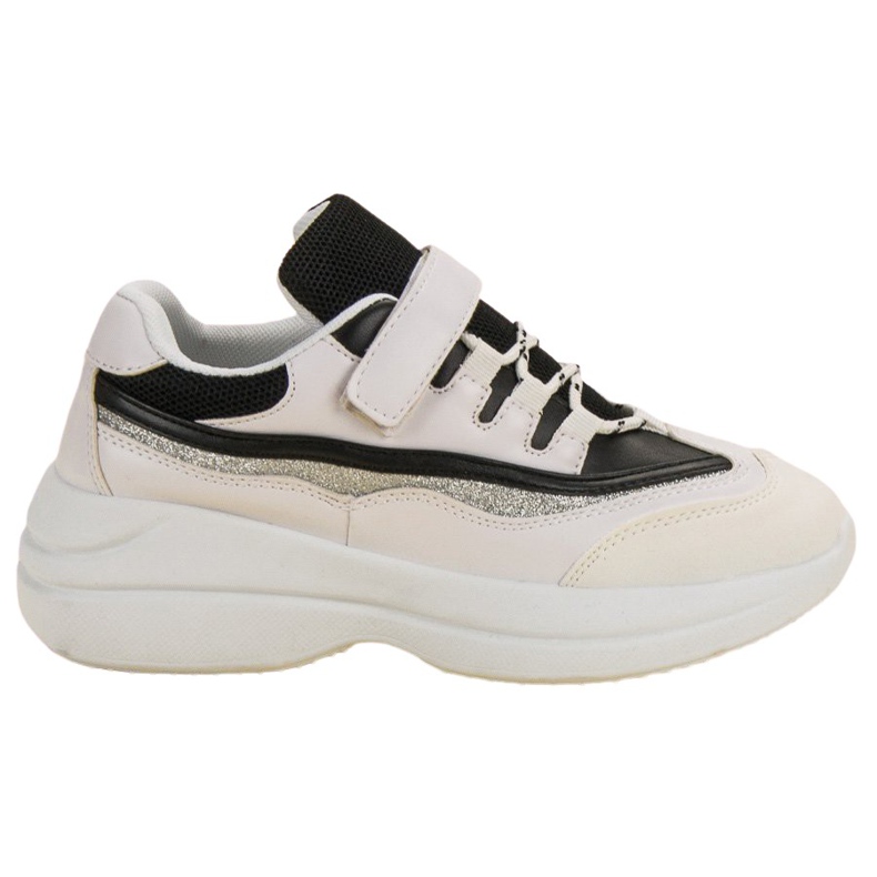 Modne BIJELE I CRNE Tenisice bijela crno