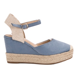 Seastar Espadrile na platformi plava