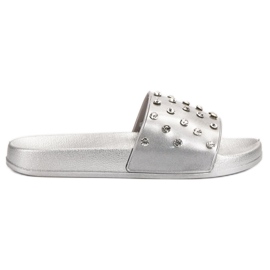 SHELOVET Udobne ženske papuče siva