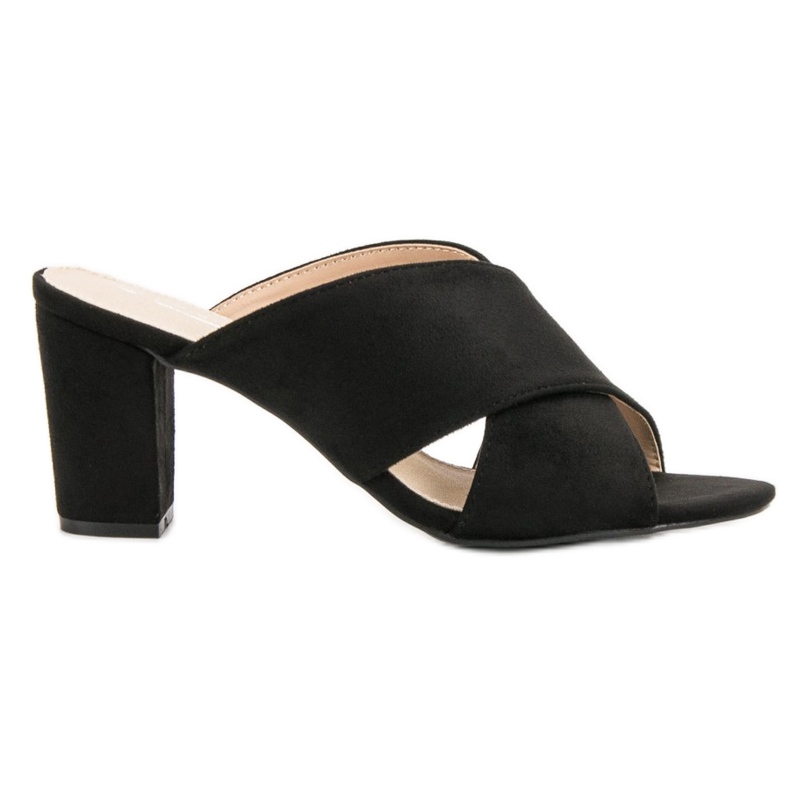 Filippo Crne papuče od antilopa crno