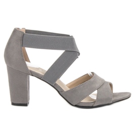 Filippo Sive klizne sandale siva