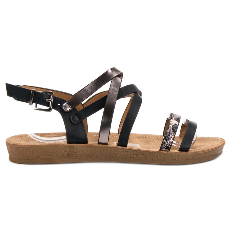 Seastar Modne crne sandale crno