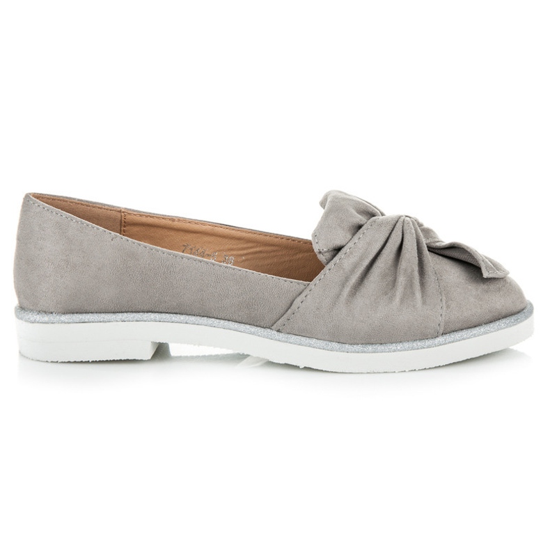 Vices Cipele od antilopa sa sjajnim ukrasima siva