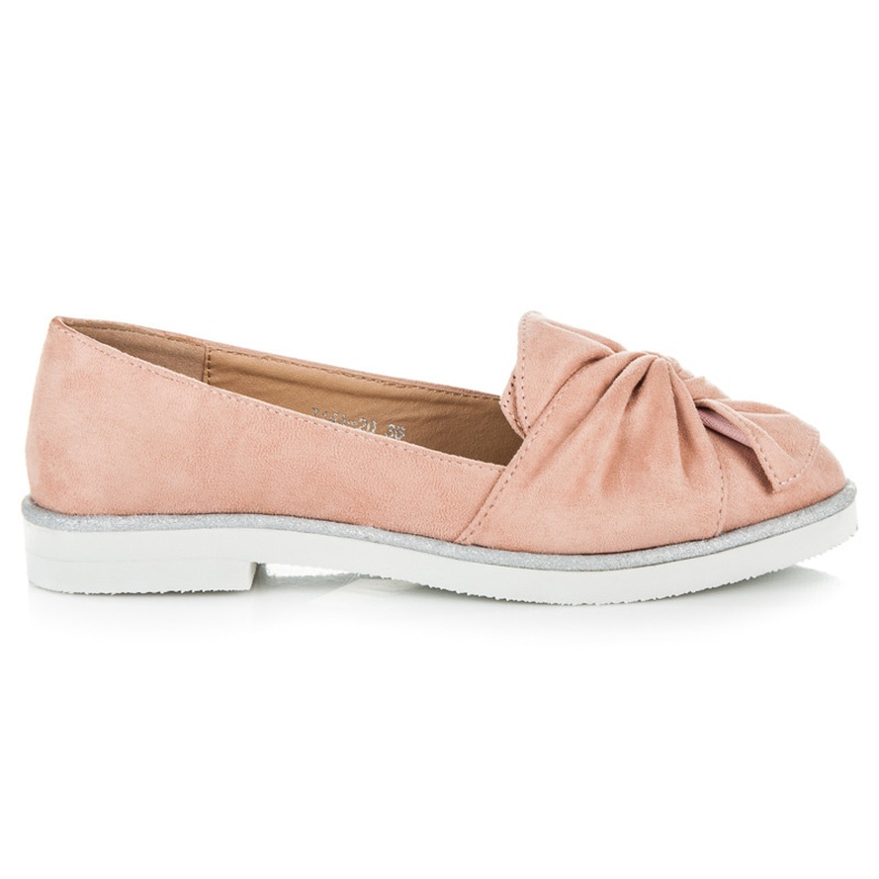 Vices Cipele od antilopa sa sjajnim ukrasima ružičasta