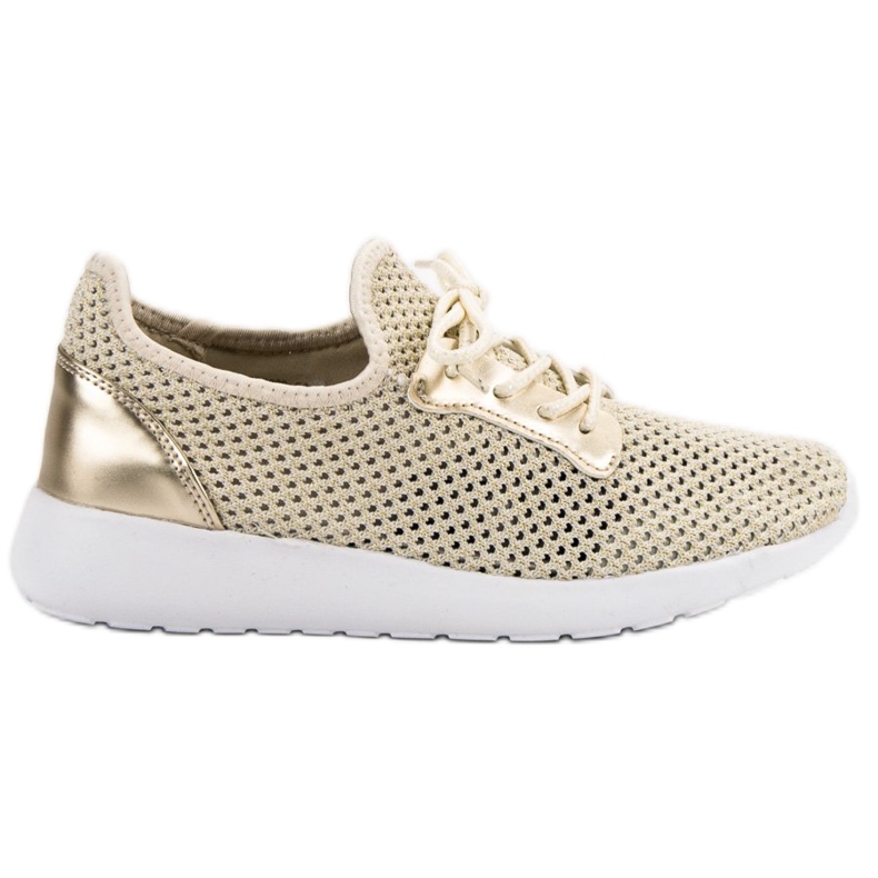 SHELOVET Mrežaste sportske cipele žuta boja