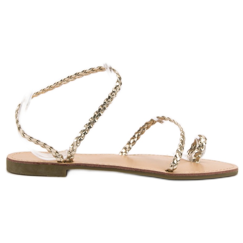 Comer Ženske sandale na klizanje žuta boja