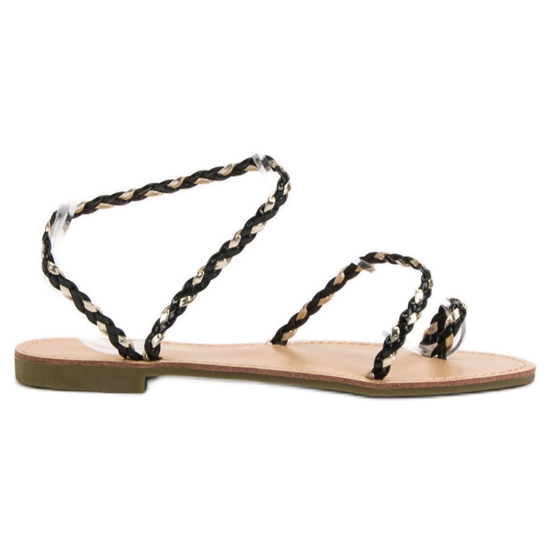 Comer Ženske sandale na klizanje crno