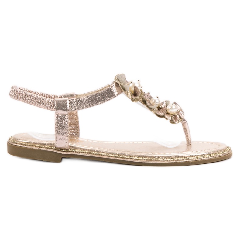 Comer Sandale s biserima žuta boja