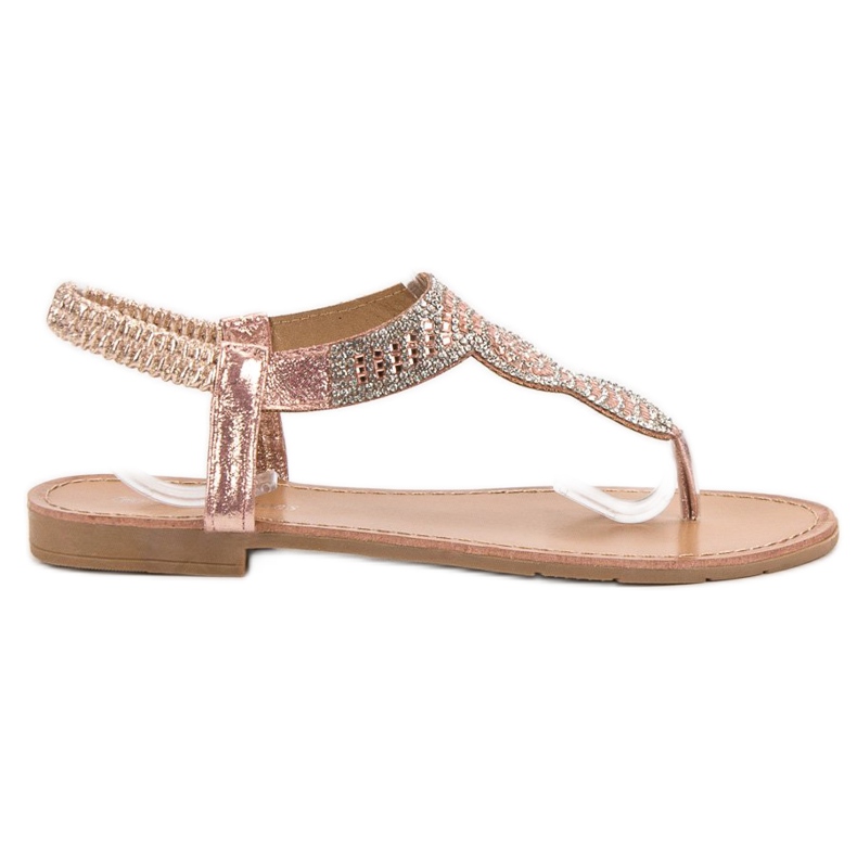 SHELOVET Japanske sandale koje se navlače žuta boja