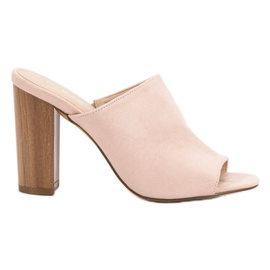 Kayla Ugrađene sandale s visokim potpeticama ružičasta