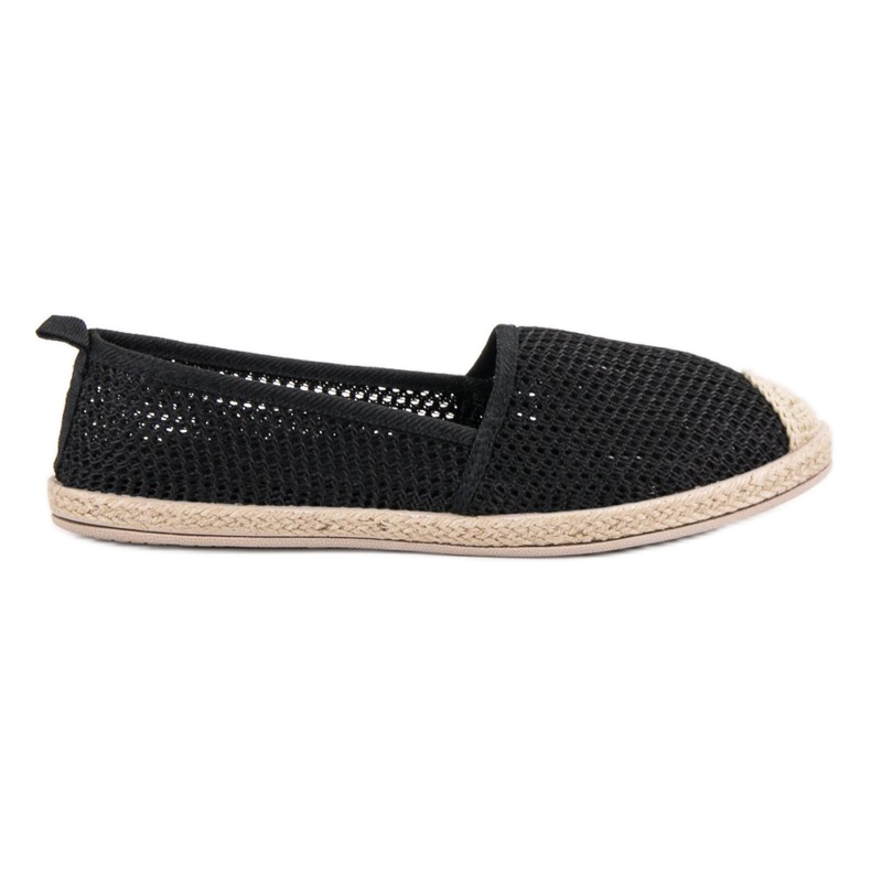 Seastar Crne tekstilne espadrile crno