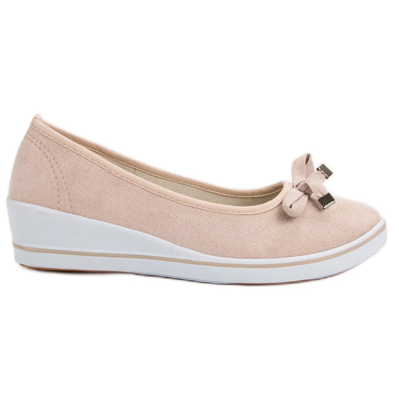 SHELOVET Klinaste pumpe smeđa