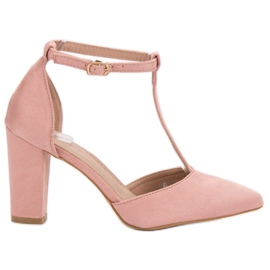Primavera Ružičaste pumpe na stupu ružičasta