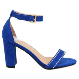 Sandale na post kobaltnoj mornarici A8020 plava tamnoplava