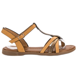 Small Swan Ležerne sandale smeđa