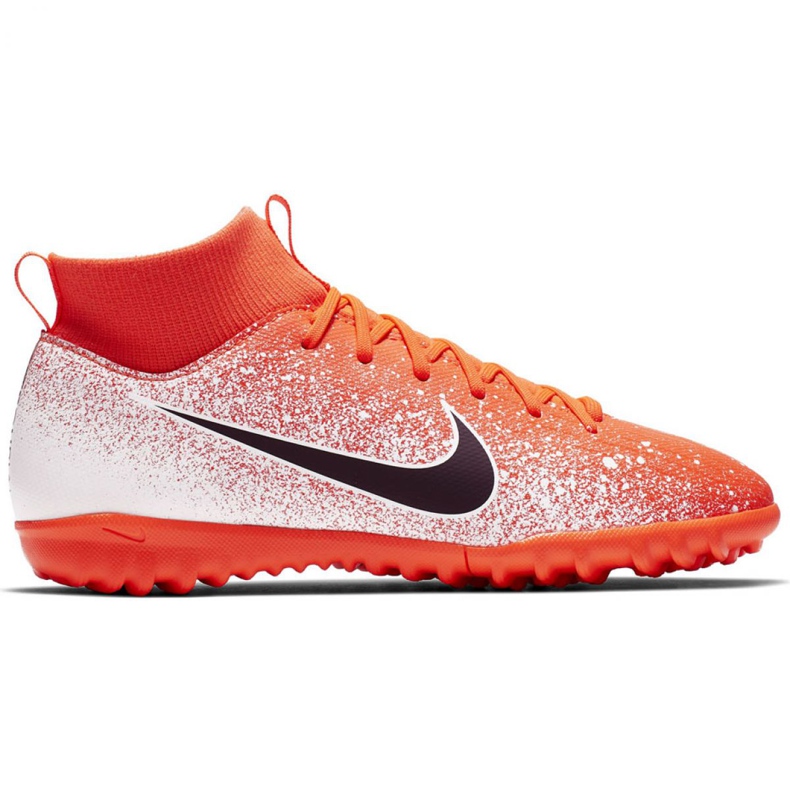 Nike Mercurial Superfly X 6 Academy Tf Jr AH7344-801 nogometne cipele raznobojna naranča