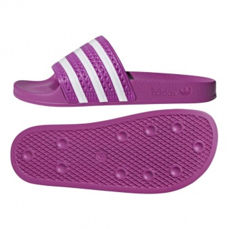 Adidas Originals papuče Adilette W CG6539 bijela ljubičasta