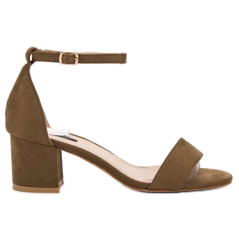 VICES sandale od antilopa smeđa