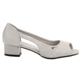 Goodin Svijetlo sive pumpe siva