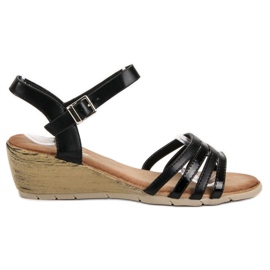 Renda Crne sandale crna