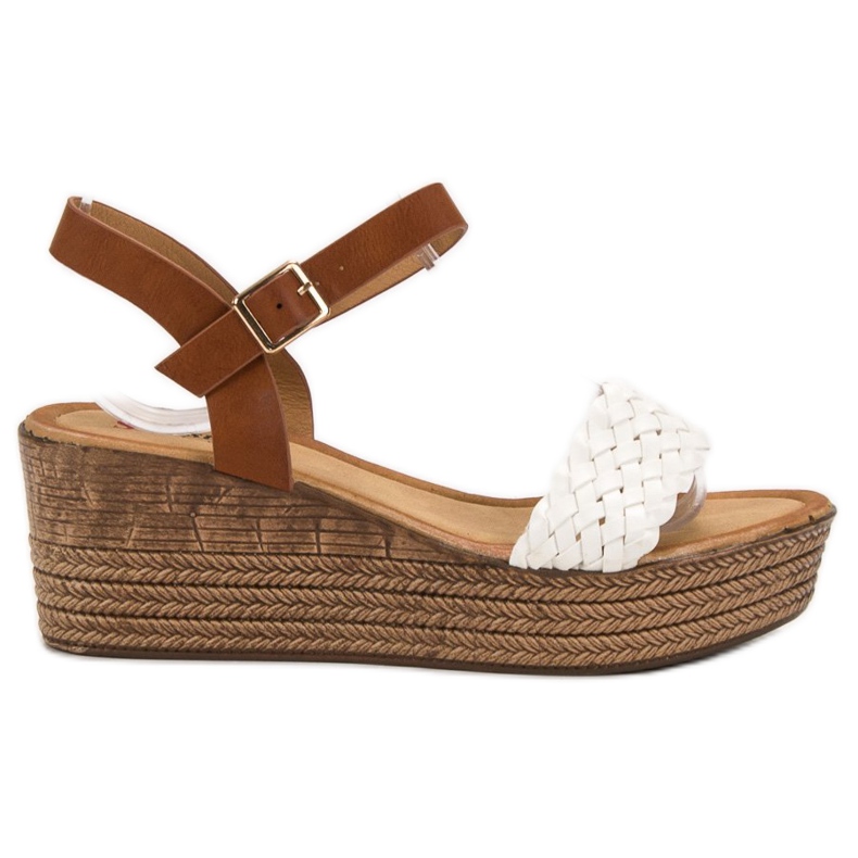 Seastar Lagane sandale bijela smeđa