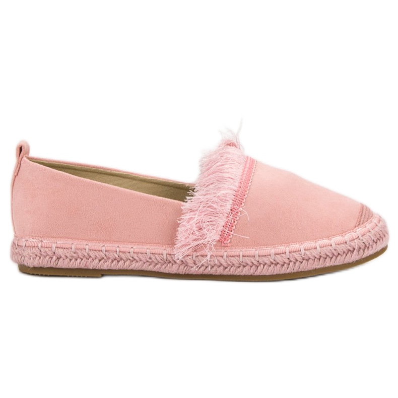 Lily Shoes Espadrile s rubovima ružičasta