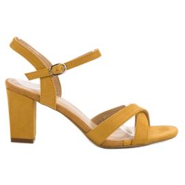 Annalisa Senf sandale žuta boja