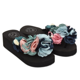 Crni FM5050 Potplati od crne pjene višebojan