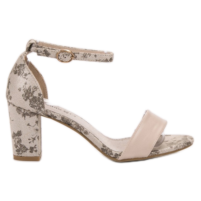 Goodin Elegantne sandale s visokim potpeticama smeđa