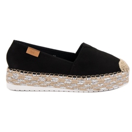 Forever Folie Crne espadrile na platformi crna