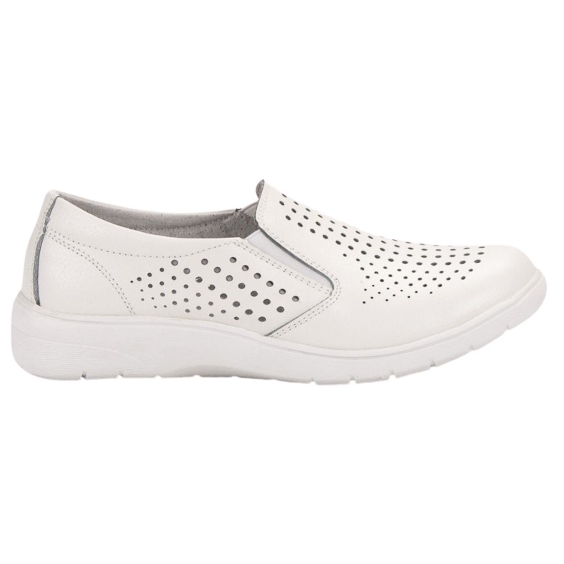 Kylie Bijele kožne cipele bijela