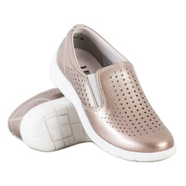 Kylie Zlatne kožne cipele zlatni