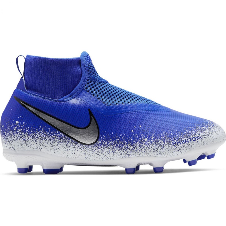 Nike Phantom Vsn Academy Df FG / MG Jr AO3287-410 nogometne cipele raznobojna plava