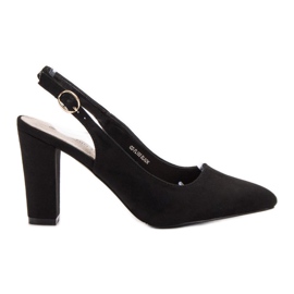 Goodin Pumpe s otvorenom petom crna