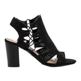 Goodin Modne crne sandale crna