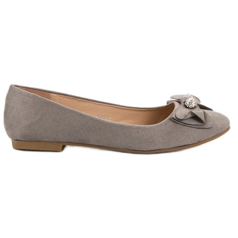 Super Mode Balerina s mašnom siva