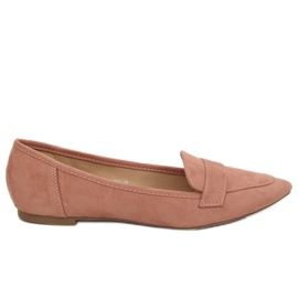 Roza šiljaste balerinke 302 Pink ružičasta