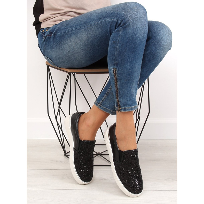 Moderan slipony elegantan 788-26 crni II-GAT crno