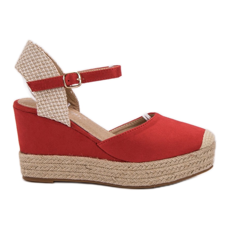 Seastar Espadrile na platformi crvena