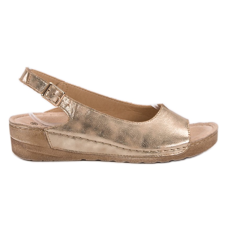 Goodin Sandale sa sjajem žuta boja