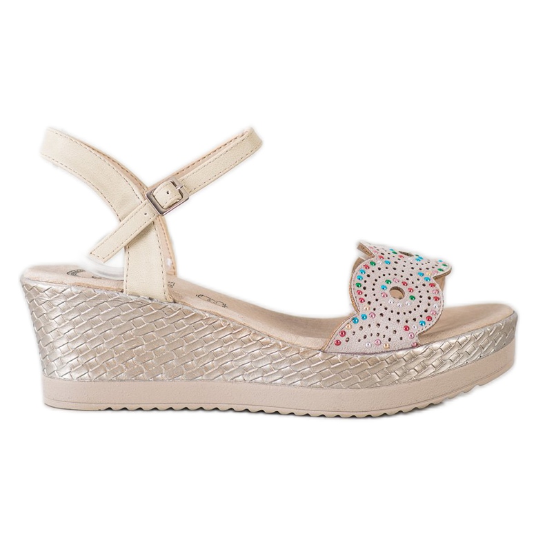 Kylie Ležerne sandale bež