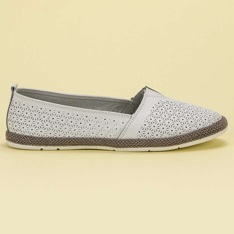 Goodin Kožni slipony bijela