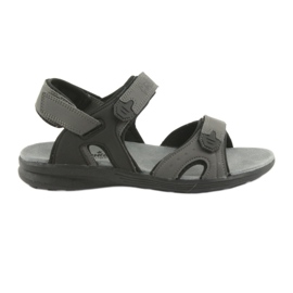 American Club Američke HL09 crne / sive sportske sandale crna siva