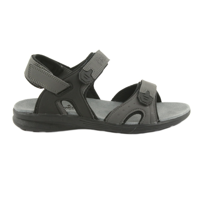 American Club Američke HL09 crne / sive sportske sandale crno siva