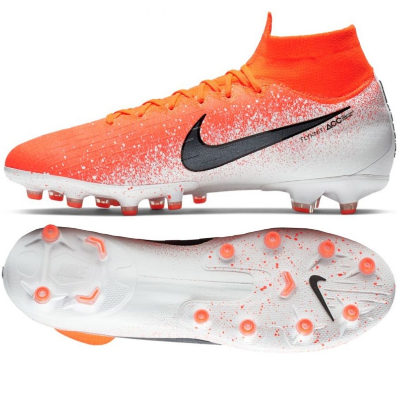 Nike Mercurial Superfly 6 Elite Ag Pro M AH7377-801 nogometne cipele raznobojna crvena